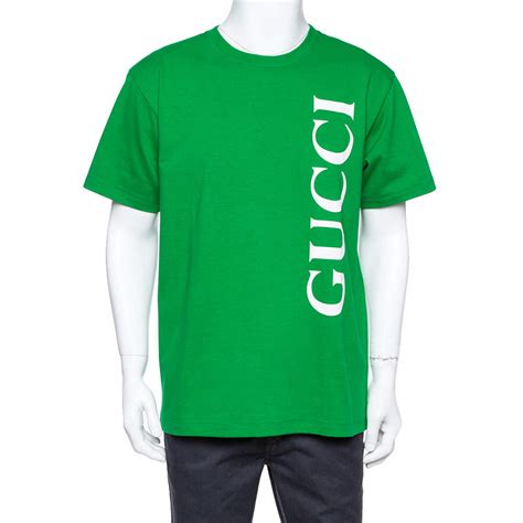 gucci lime green shirt|Gucci green and brown shirt.